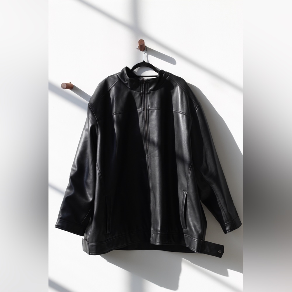Faux Leather Jacket